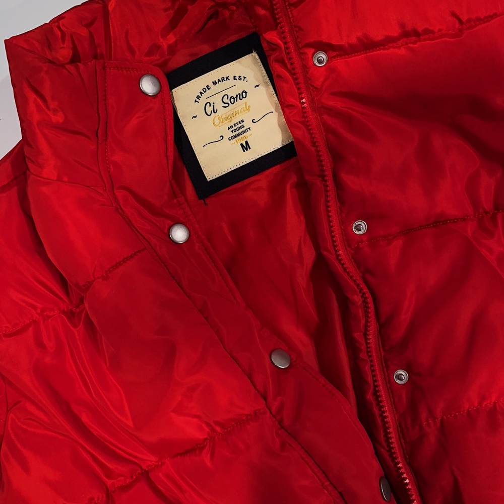 Red Puffy Jacket - Picture 2 of 3